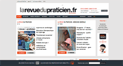 Desktop Screenshot of larevuedupraticien.fr