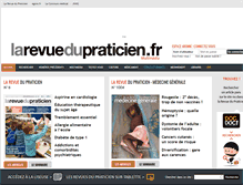 Tablet Screenshot of larevuedupraticien.fr